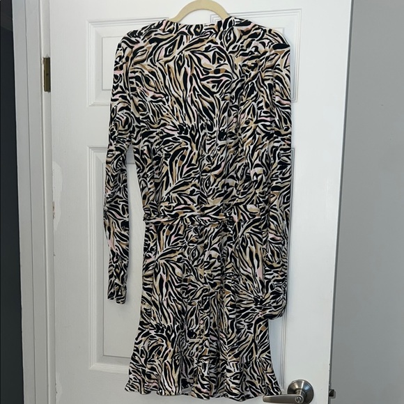 Lilly Pulitzer Black and White Bodycon Wrap Dress - Picture 3 of 5